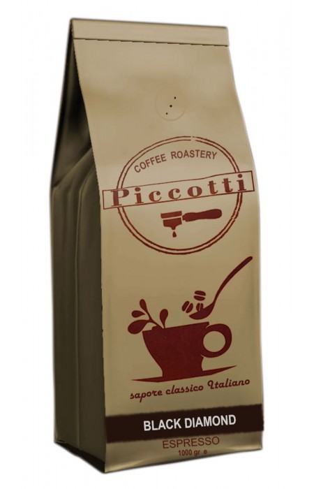 Piccotti Espresso Black Diamond Çekirdek Kahve 1 KG